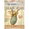 Kit 8 Papeles arroz A-6 Stamperia  Cozy Family