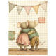 Kit 8 Papeles arroz A-6 Stamperia  Cozy Family