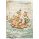 Kit 8 Papeles arroz A-6 Stamperia  Cozy Family