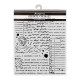 Stencil Stamperia 20x25 Cozy Family letters