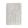 Stamperia Silicone mold A5 Cozy Family birds