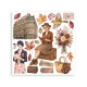 Rub-on Stamperia Set 6 Hojas 15.5x15 cms. Our Way