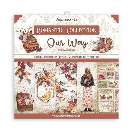 kit de Papeles Scrap Wedding Stamperia 30 x30