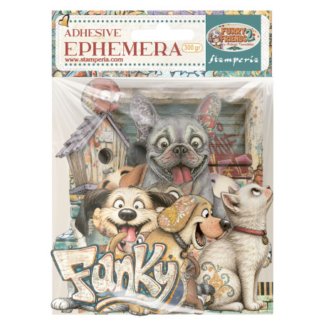 Ephemera Stamperia Furry Friends 2