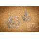 Chipboard - Cacti in frame- Love Llama