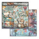 kit de Papeles Scrap Old Lace Stamperia 30 x30