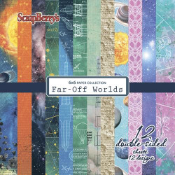 Set papeles scrap 15x15 Scrapberry's Far-Off Worlds
