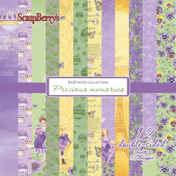 Set papeles scrap 30x30 Scrapberry's First Moments