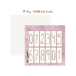 Papel 12×12  “Otro año magico”. Calendario Perpetuo
