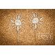 Chipboard - Two flowers -