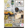 Set 8 papeles 30X30  Ciao Bella Autumn Whispers