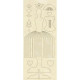 Apliques de madera Stamperia Manenequin 12.5x30
