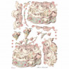 Papel de Arroz Lady Pink Stamperia A-3